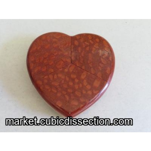 Lacewood Heart Ring box