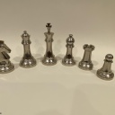 Chess Pieces Set - Hanayama - Silver