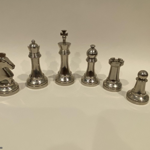 Chess Pieces Set - Hanayama - Silver