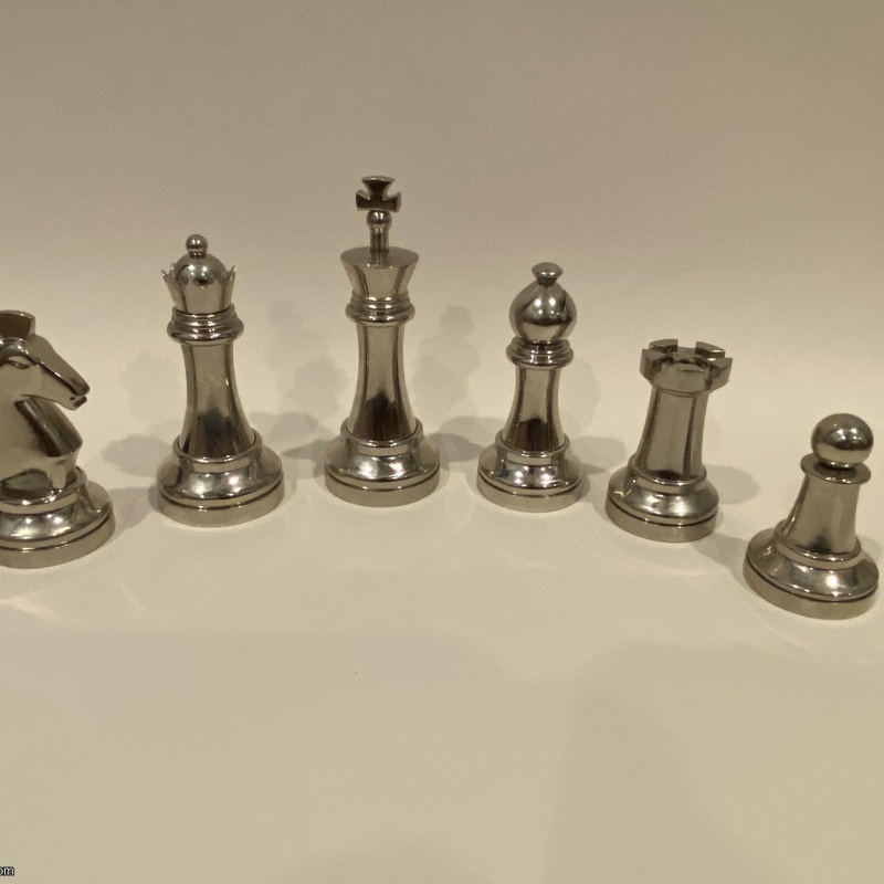 Chess Pieces Set - Hanayama - Silver
