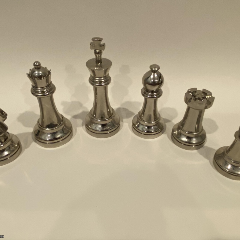 Chess Pieces Set - Hanayama - Silver
