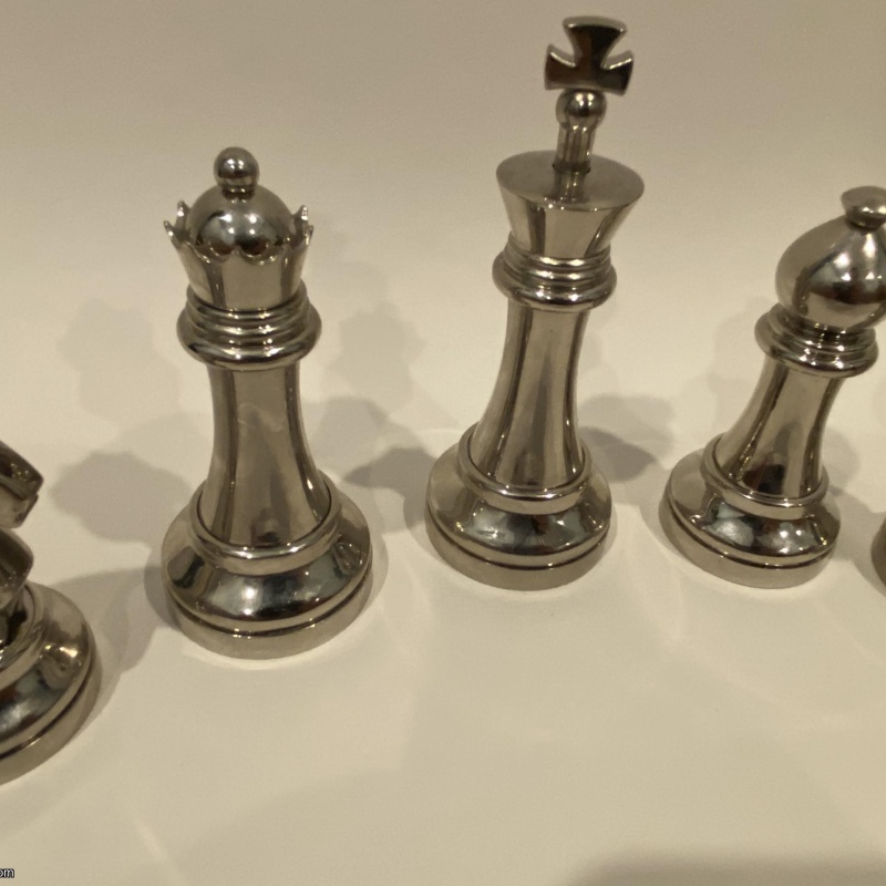 Chess Pieces Set - Hanayama - Silver