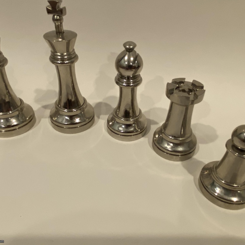 Chess Pieces Set - Hanayama - Silver