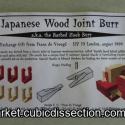 Japanese Wood Joint Burr