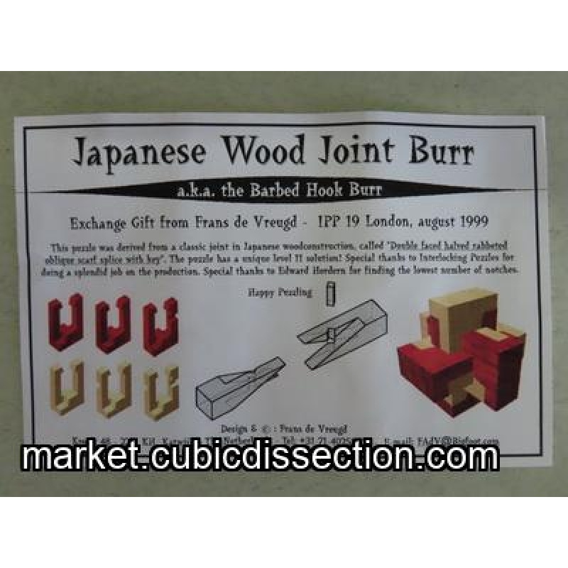Japanese Wood Joint Burr