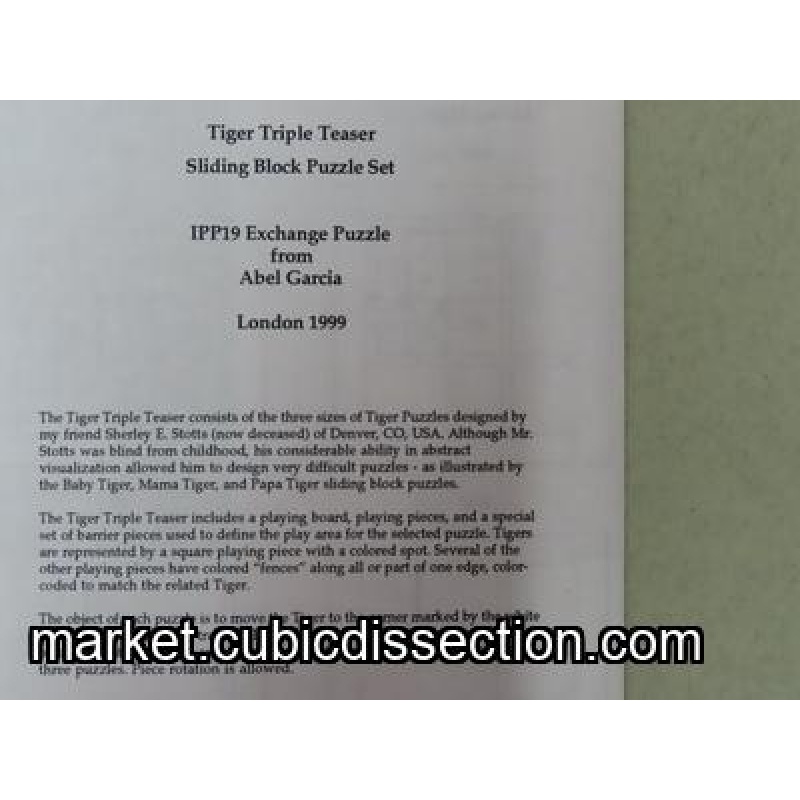 Tiger Triple Teaser