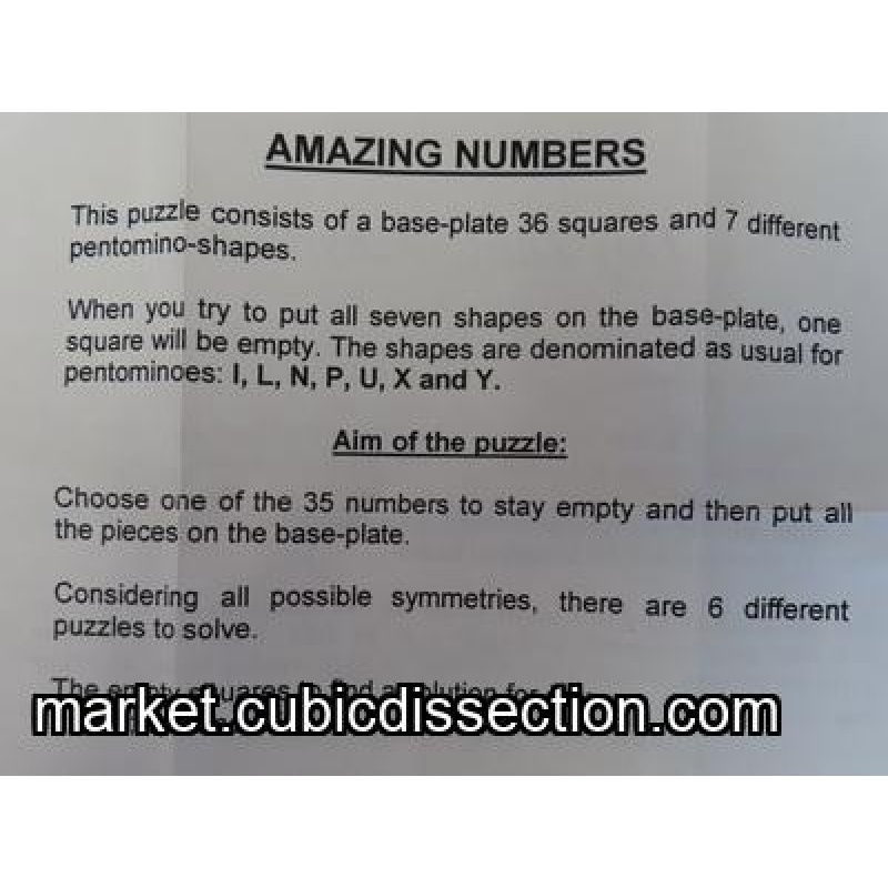 Amazing numbers
