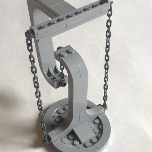 LEGO Set Tensegrity Sculpture FULLY ASSEMBLED Interesting Sculpture Impossible Object