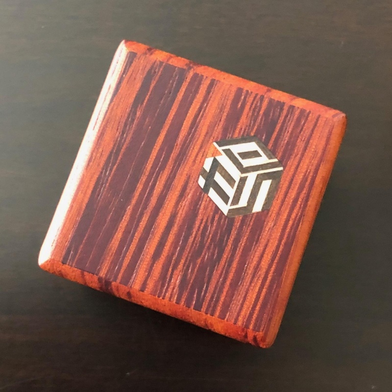 Karakuri Small Box #4 and Cube Box #4