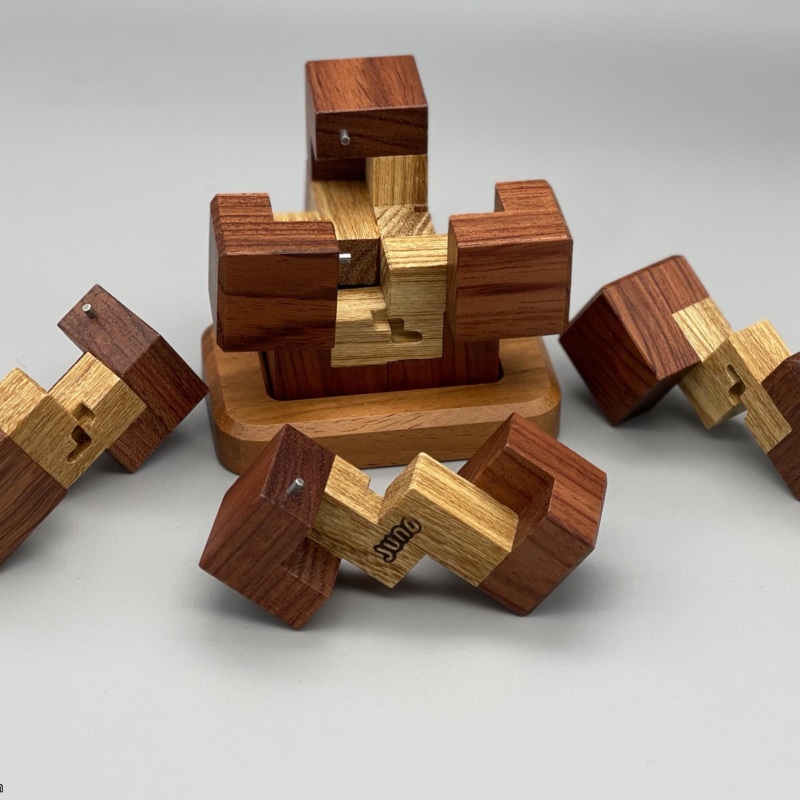 Crooked 6 Piece Burr (Pinned Version)