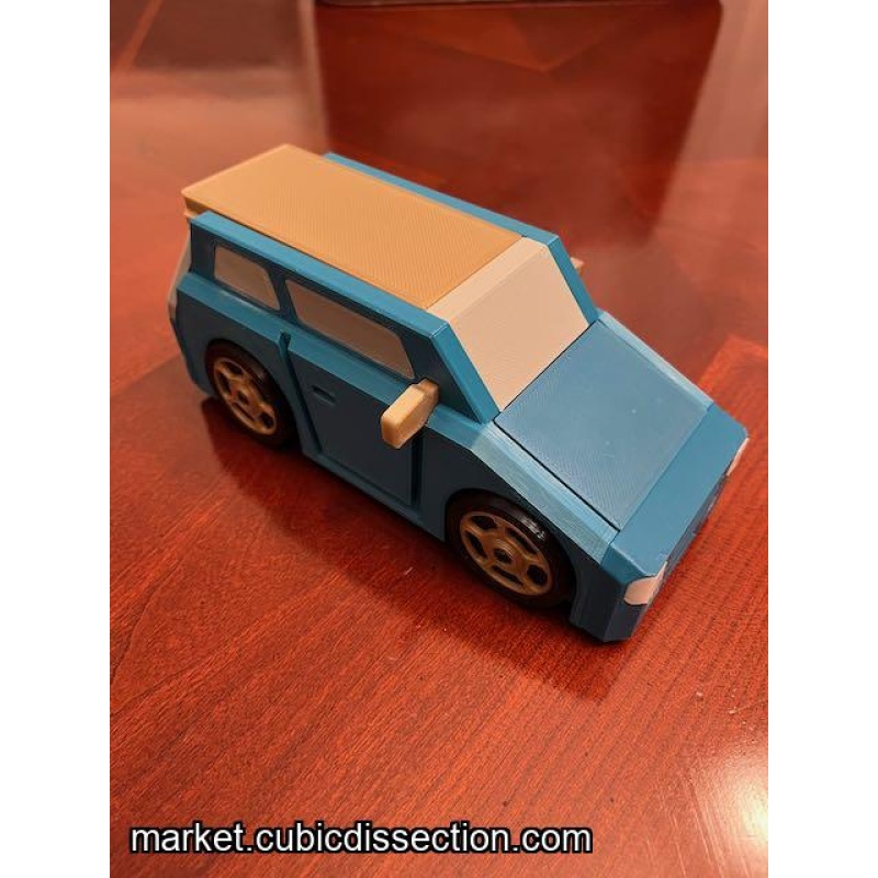 Slammed Car 3D Printed