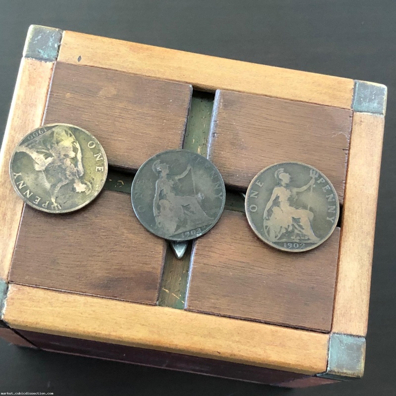 Three Penny Puzzle Box