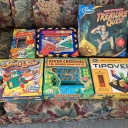 Tipover, Lunar Lockout, River Crossing, Stormy Seas, Treasure Quest, Rush Hour