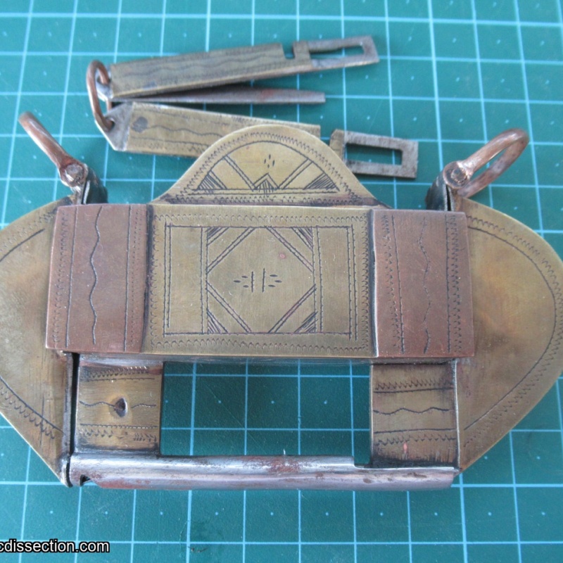 An old traditional Tuareg decorative lock