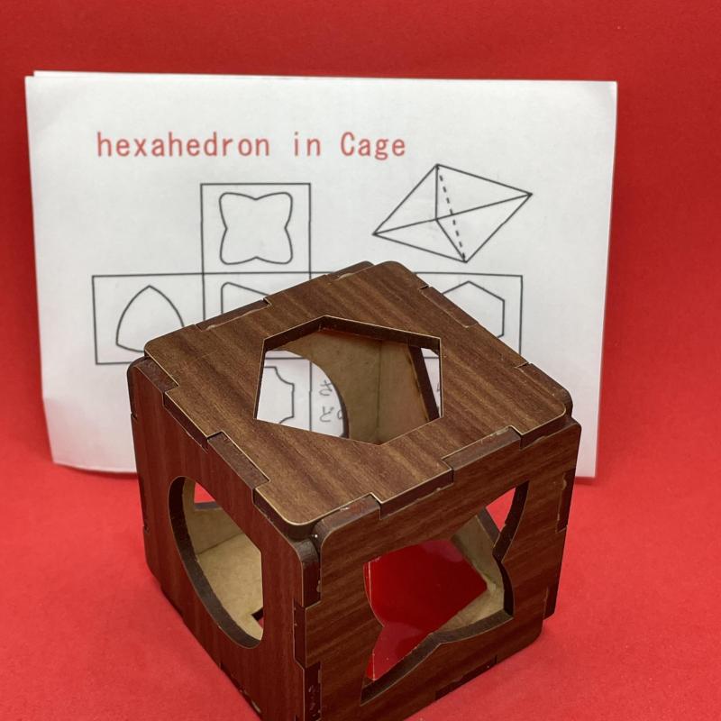 Hexahedron In a Cage by Osho (Naoyuki Iwase)