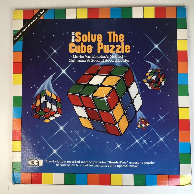 How to Solve The Cube Puzzle - Vinyl LP Record