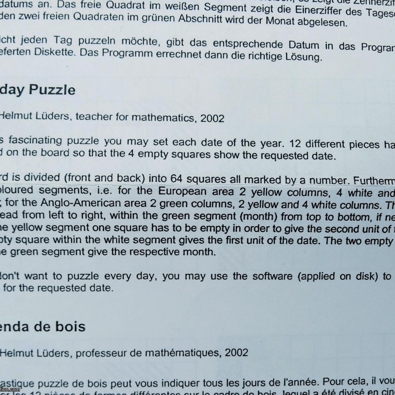 The Birthday Puzzle (Philos-Spiele)