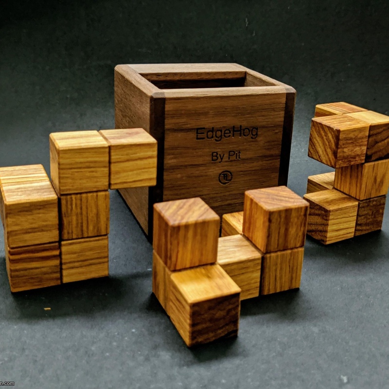 3 Packing Puzzles - Edgehog, Pepper Castor and Mouse Hole