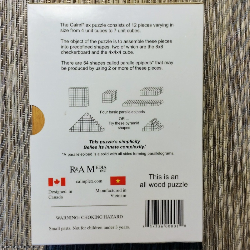 CALMPlex Cube & Checkerboard (aka "MindBlock")