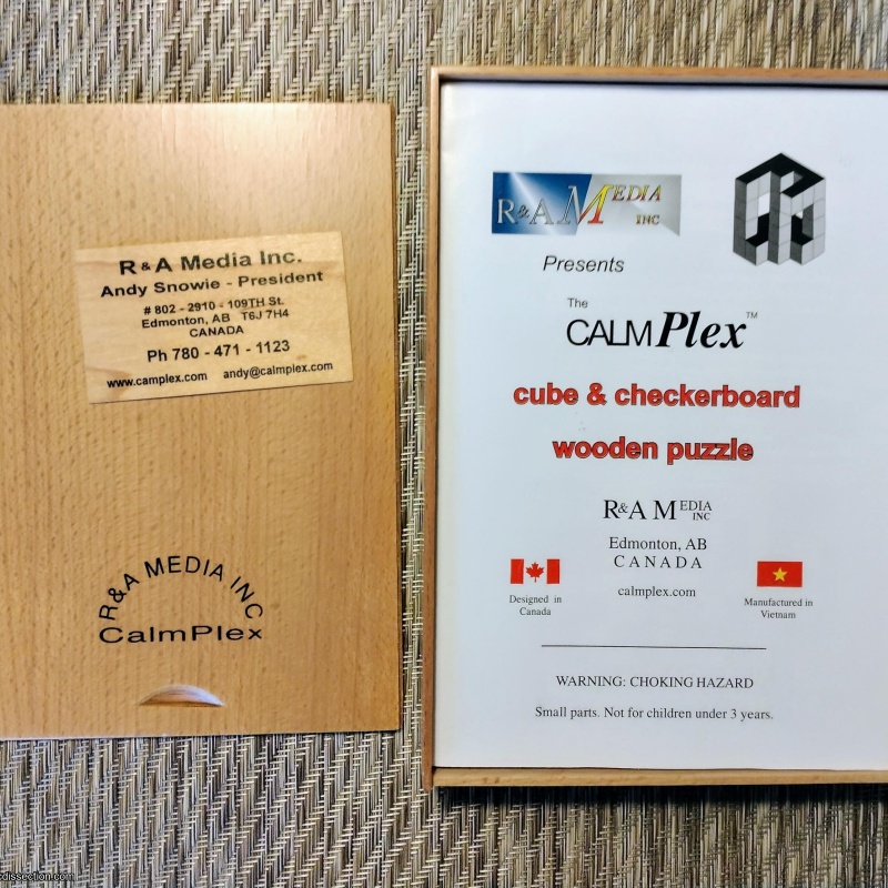 CALMPlex Cube & Checkerboard (aka "MindBlock")