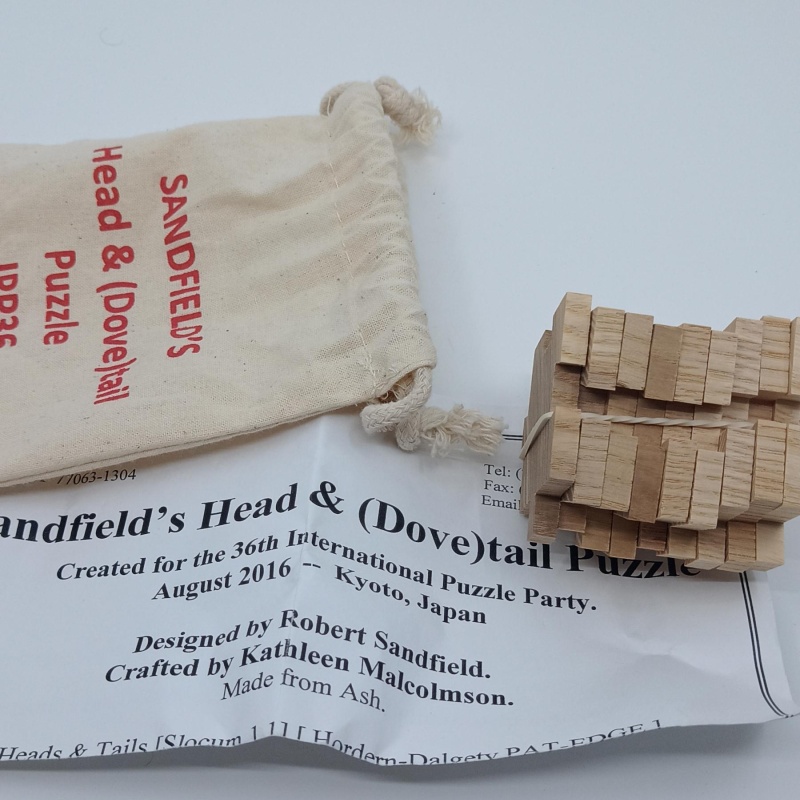 Sandfield's Head & (Dove)tail Puzzle : IPP36 Exchange