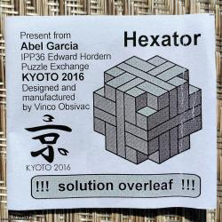 Hexator by Vinco Obsivac (IPP36 Kyoto 2016)