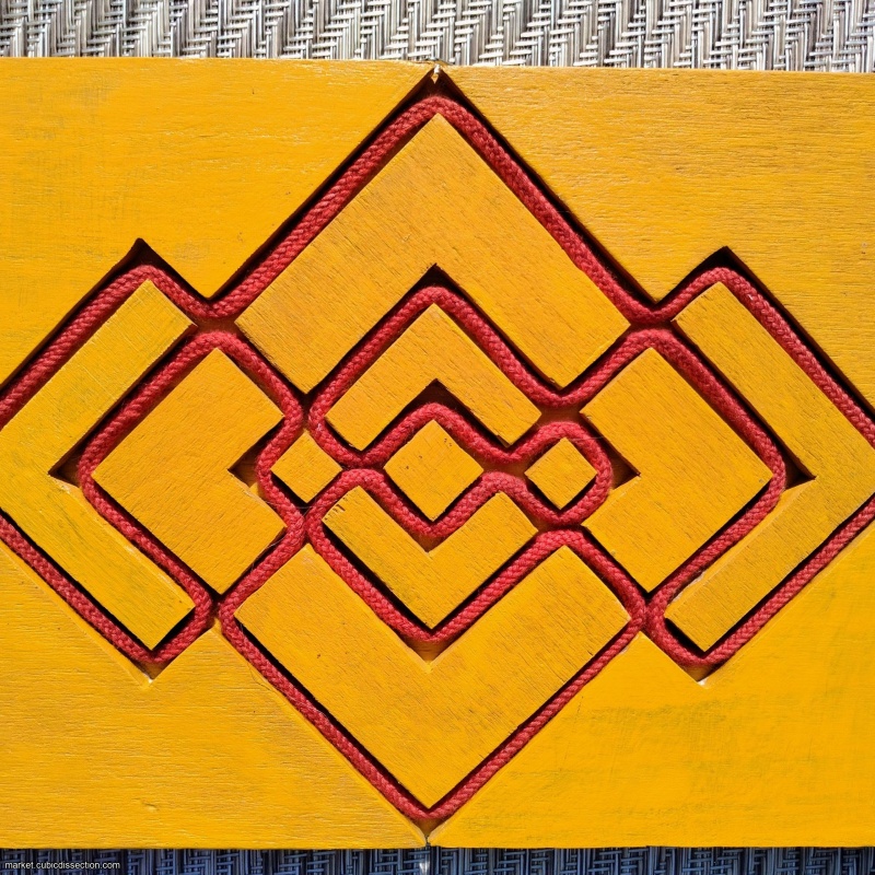wall art rope puzzle