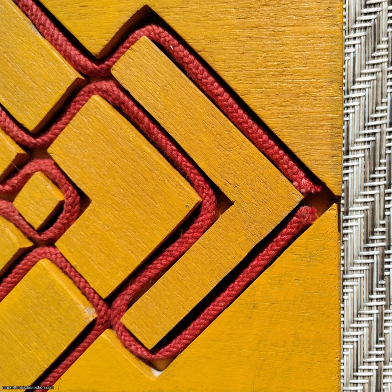 wall art rope puzzle