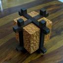 Caged Block Puzzle Box by Bill Sheckels