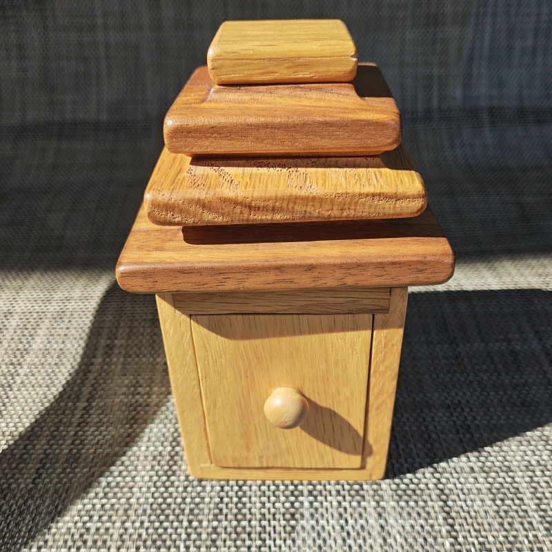 Improved "Pagoda Puzzle Box" by Matt Dawson created with Yasutoshi Makishi #6 of 40.