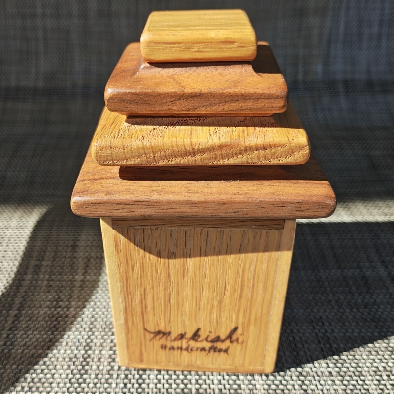 Improved "Pagoda Puzzle Box" by Matt Dawson created with Yasutoshi Makishi #6 of 40.