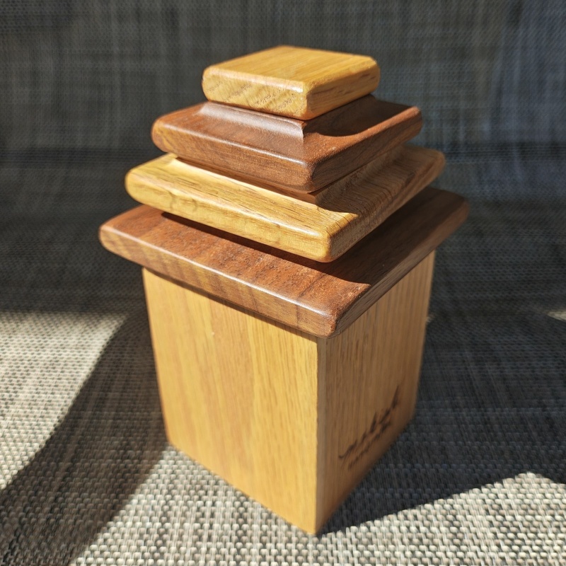 Improved "Pagoda Puzzle Box" by Matt Dawson created with Yasutoshi Makishi #6 of 40.