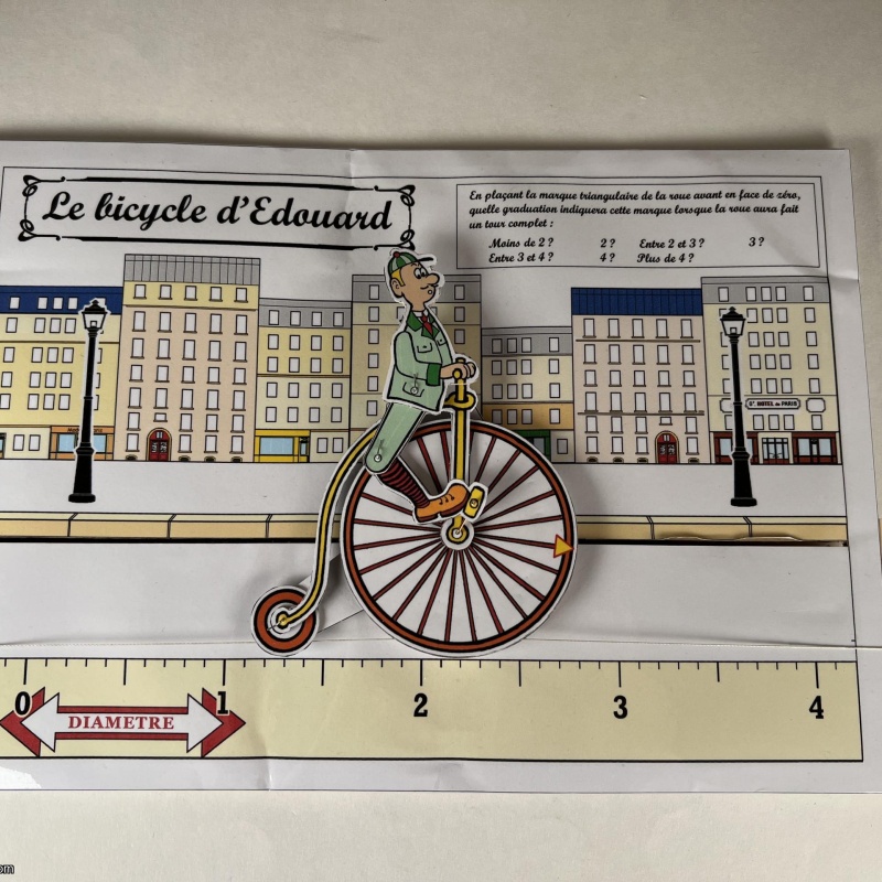 French Circle Circumference Demonstration Toy