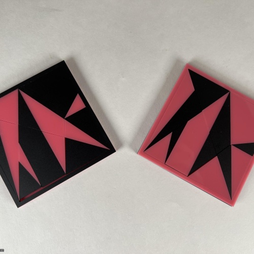 Ostomachion "Bone Fight" Set of x2 Packing Puzzles