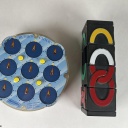 Rubik's Clock and Missing Link - Vintage