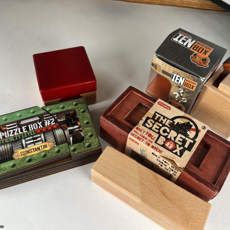 Puzzle Box Lot x5