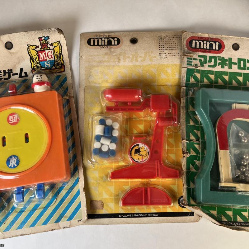 Epoch Mini Game Lot x3 - Vintage