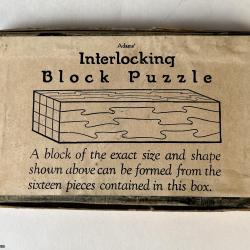 Adams' Interlocking Block Puzzle - Vintage RARE