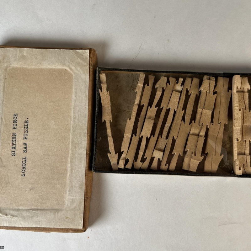 Adams' Interlocking Block Puzzle - Vintage RARE