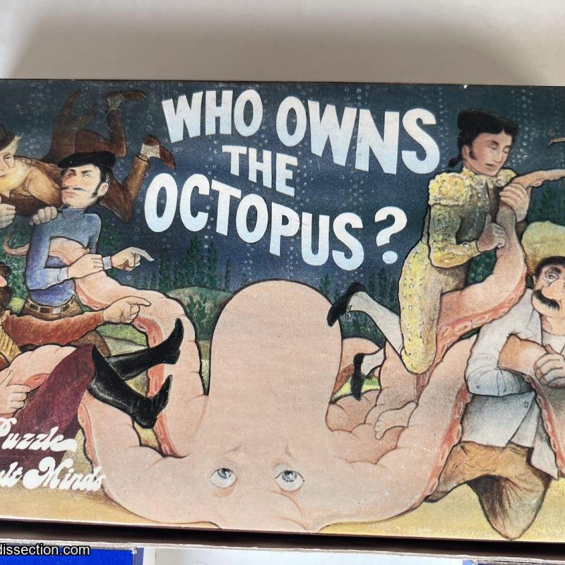 Who Owns The Octopus? Rare Logic Puzzle - Complete