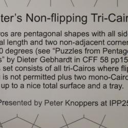 Peter&#039;s non-flipping tri-cairos (IPP25 exchange)