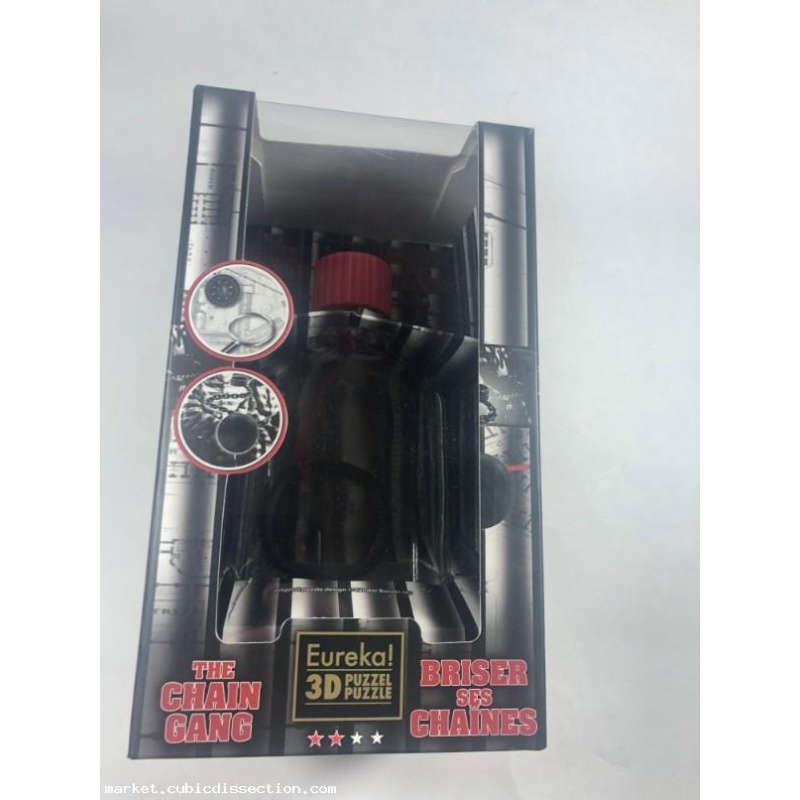 NEW - Eureka 3D The Chain Gang Dexterity Disentanglement Glass Puzzle