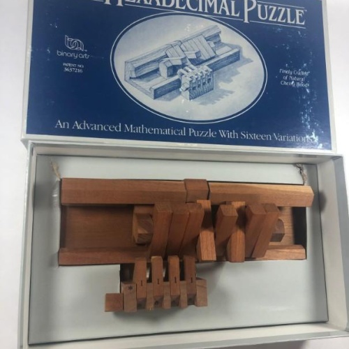 Hexadecimal Binary Arts w/ Box Rare Early Puzzle