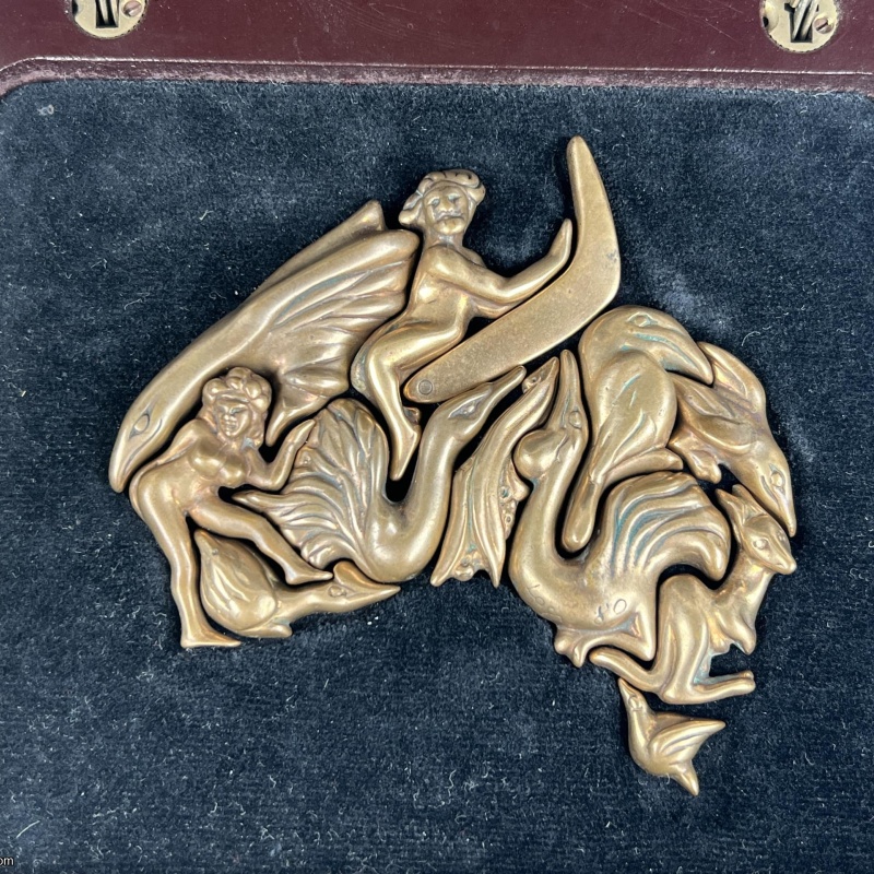 The First Black Swan Puzzle - Australia 1980 - Bronze -  Ilaria Logi