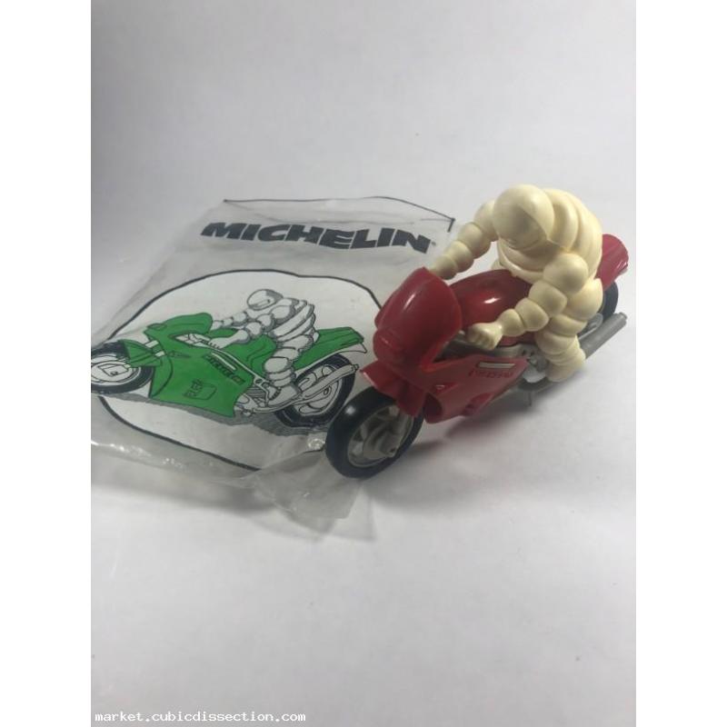 Michelin Man Motorcycle Assembly Puzzle - Red Version w/ Bag RARE!!