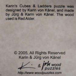 Karin&#039;s Cubes & Ladders (IPP25 exchange)
