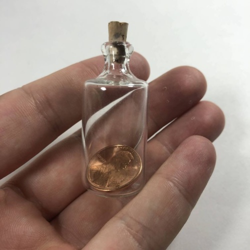 Impossible Object Penny in Glass Container