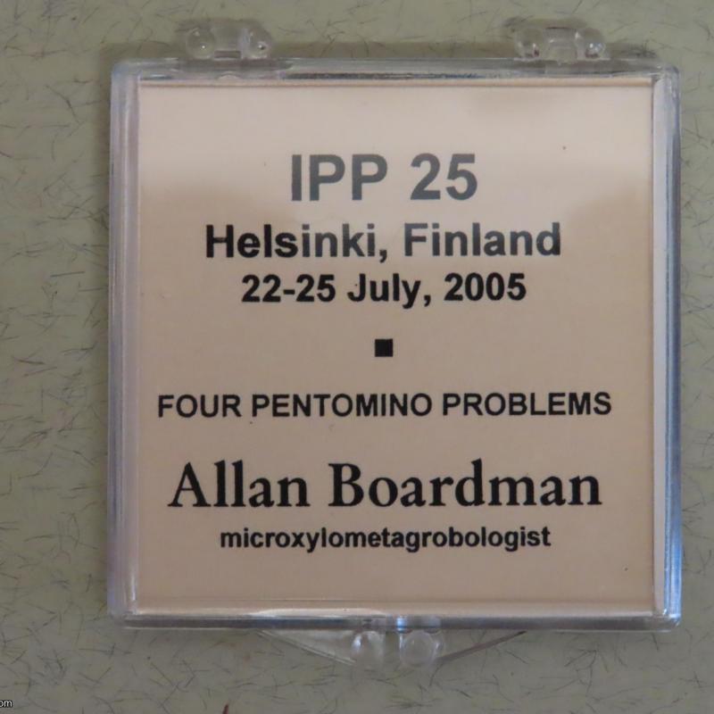 Four Pentomino Problems (IPP25 exchange)
