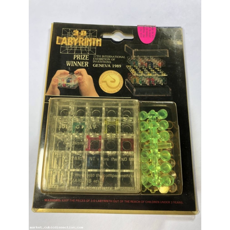 3D Labyrinth Puzzle Kit Award Winner New Sealed