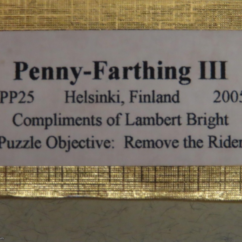 Penny Farthing III (IPP25 exchange)